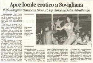 American Show Lap Dance Toscana Il Tirreno 21-12-04  